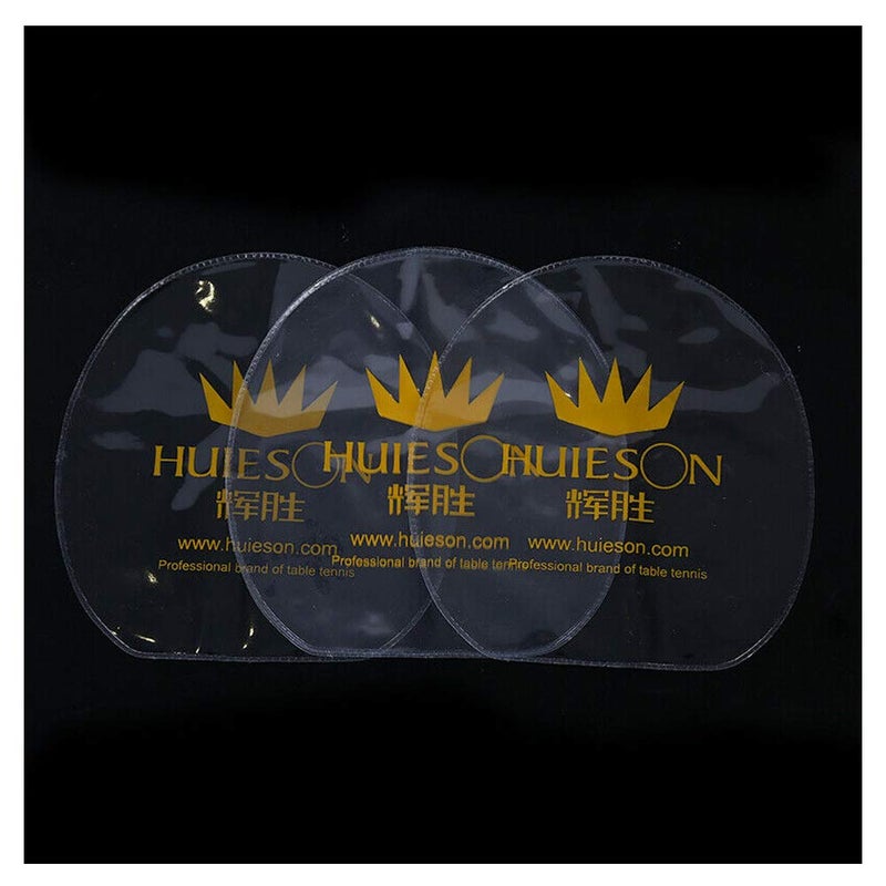 Acxico 10Pcs Ping Pong Table Tennis Racket Rubber Protection Film Protection Cover Transparent - Image 2